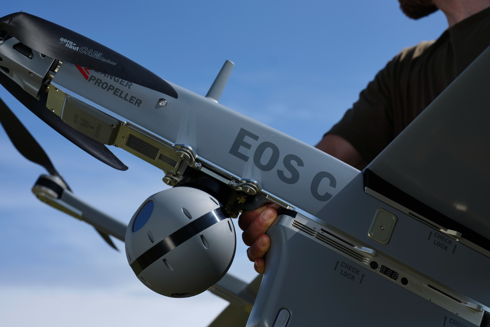 Euronews: Estonian surveillance-drone maker Threod Systems, showcasing its drone solutions. Photo by the company